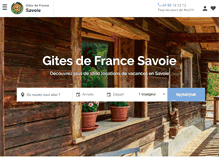 Tablet Screenshot of gites-de-france-savoie.com